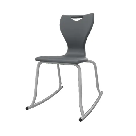 En Rock Educational Chair - Size 6 - Grey Frame - Night Grey